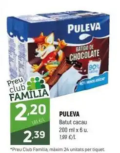 Coviran Puleva - batut cacau oferta