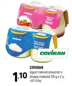 Coviran Coviran - logurt natural ensucrat o bicapa maduixa oferta