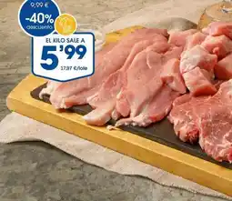 Supermercados Plaza El kilo sale a oferta