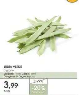 Supermercados Plaza Origen - judia verde oferta