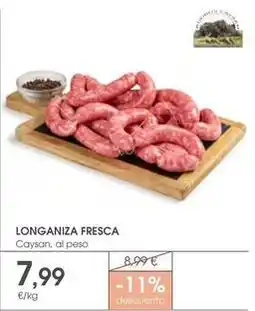 Supermercados Plaza Caysan - longaniza fresca oferta
