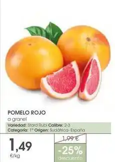 Supermercados Plaza Rubi - pomelo rojo oferta