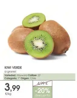 Supermercados Plaza Kiwi - kiwi verde oferta