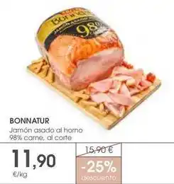 Supermercados Plaza Bonnatur - jamón asado al horno 98% carne, al corte oferta