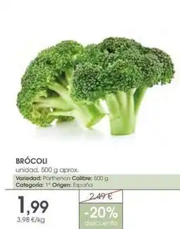 Supermercados Plaza Origen - brocoli oferta
