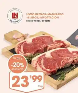 Supermercados Plaza Lomo de vaca madurado +8 años, importación oferta