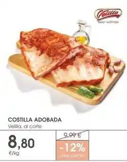 Supermercados Plaza Velilla - costilla adobada oferta