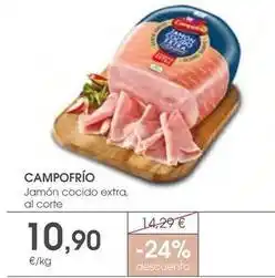 Supermercados Plaza Campofrío - jamon cocido extra oferta