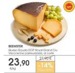 Supermercados Plaza Beemster - queso gouda dop royal grand cru vaca leche pasteurizada, al corte oferta