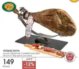 Supermercados Plaza Origen - jamón origen de cumbres mayores oferta