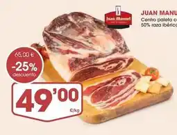 Supermercados Plaza Juan manuel - centro paleta c 50% raza iberica oferta