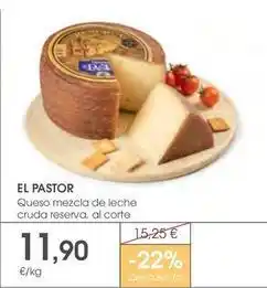 Supermercados Plaza El pastor - queso mezcla de leche cruda reserva, al corte oferta