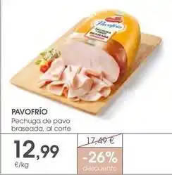 Supermercados Plaza Pavofrío - pechuga de pavo braseada oferta