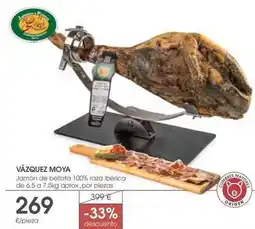 Supermercados Plaza Bellota - jamón de 100% raza ibérica oferta