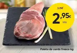 FROIZ Paleta de cerdo fresca oferta