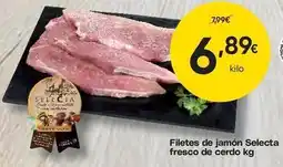 FROIZ Selecta - filetes de jamon fresco de cerdo oferta