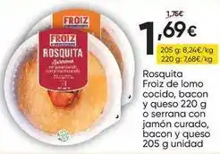 FROIZ Froiz - rosquita de lomo cocido, bacon y queso oferta