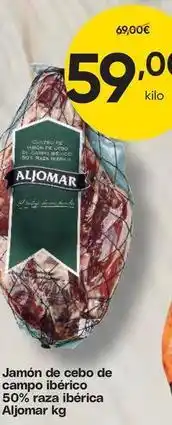 FROIZ Aljomar - jamón de cebo de campo ibérico 50% raza ibérica oferta