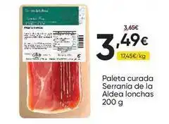 FROIZ Aldea - paleta curada serrana de la aldea lonchas oferta