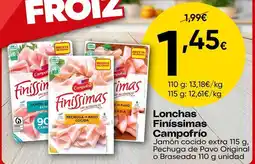 FROIZ Campofrío - lonchas finissimas oferta