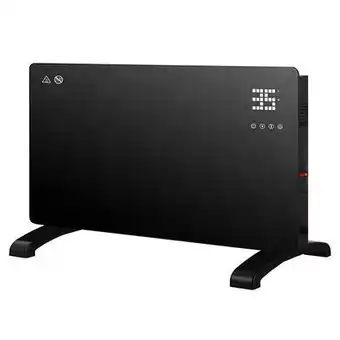 Convector con panel frontal de vidrio
