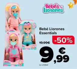 Carrefour Bebe llorones - essentials oferta