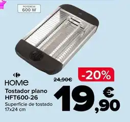 Carrefour Carrefour home - tostador plano hft600-26 oferta