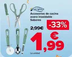 Carrefour San ignacio - accesorios de cocina acero inoxidable sabores oferta