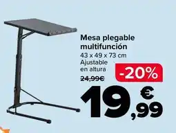 Carrefour Mesa plegable multifuncion oferta