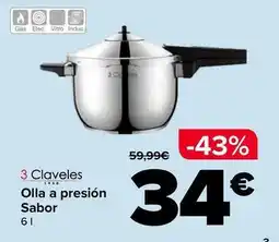 Carrefour 3 claveles - olla a presion sabor oferta