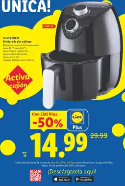 Lidl Silvercrest freidora de aire caliente oferta