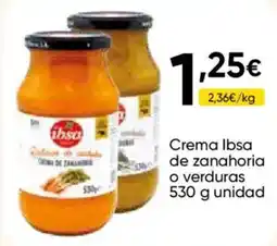 FROIZ Ibsa crema de zanahoria o verduras oferta