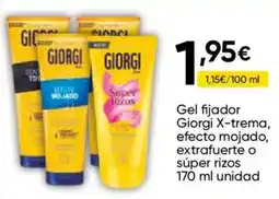 FROIZ Giorgi gel fijador x-trema efecto mojado o súper rizos oferta