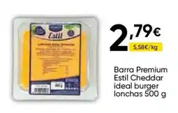 FROIZ Estil cheddar ideal burger lonchas oferta