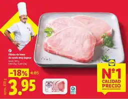 Lidl Lidl filetes de lomo de cerdo muy jugoso oferta