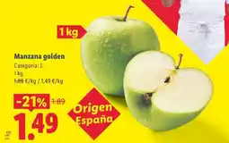 Lidl Manzana golden oferta