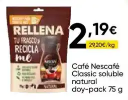 FROIZ Café Nescafé Classic soluble natural oferta