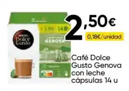 FROIZ Nestlé Café Dolce Gusto Genova con leche oferta