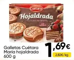 FROIZ Cuétara galletas maria hojaldrada oferta