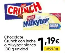 FROIZ Chocolate Crunch con leche o Milkybar blanco oferta