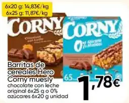 FROIZ Corny barritas de cereales Hero oferta