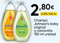 FROIZ Johnson's baby champú original o camomila oferta