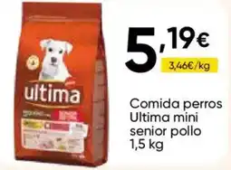 FROIZ ultima comida perros mini senior pollo oferta