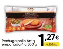 FROIZ Artiq pechuga pollo empanada oferta