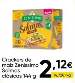 FROIZ Zenissimo crackers de maíz Salmas clásicas oferta