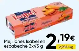 FROIZ Isabel mejillones en escabeche oferta