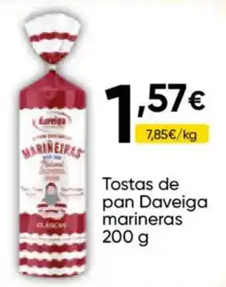 FROIZ Daveiga tostas de pan marineras oferta
