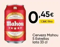 FROIZ Mahou 5 Estrellas oferta