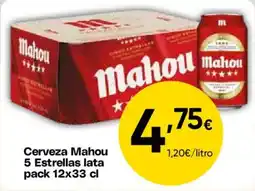 FROIZ Mahou 5 Estrellas lata oferta