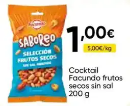 FROIZ Facundo cocktail frutos secos sin sal oferta